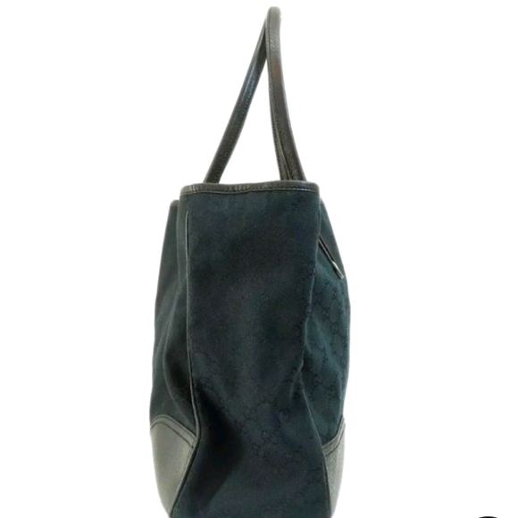 GUCCI Auth Sherry Canvas & Leather Shoulder Bag Tote EUC - Picture 5 of 17